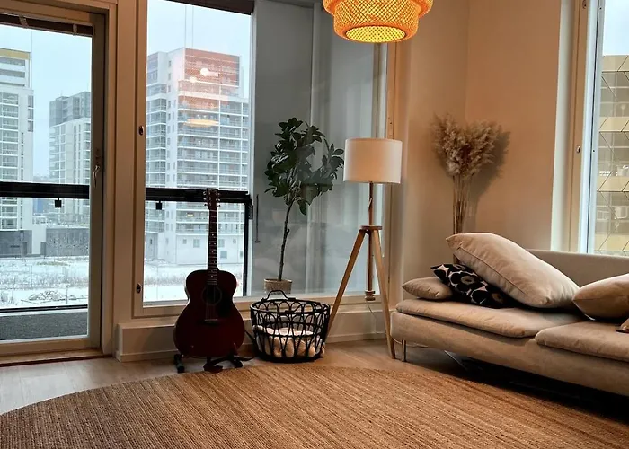 New 42 Square Feet Two Bedrooms With Sauna For Six